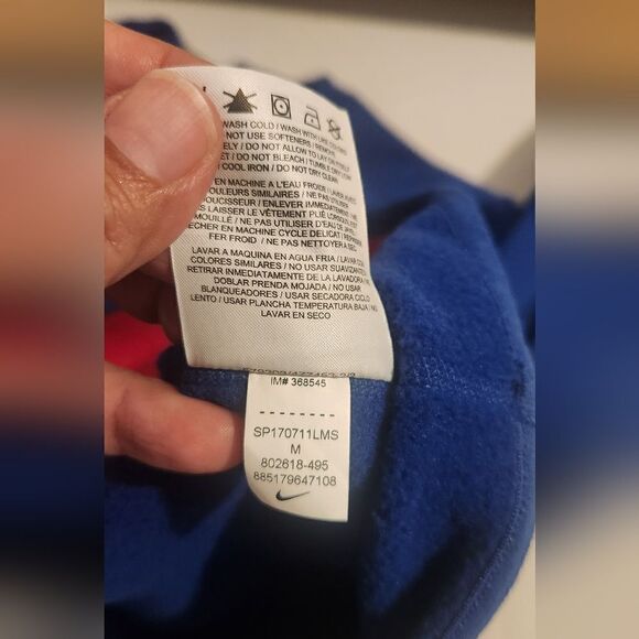 Nike Pro Women's Fitted Blue Sweatshirt Size Medium - Picture 5 of 10